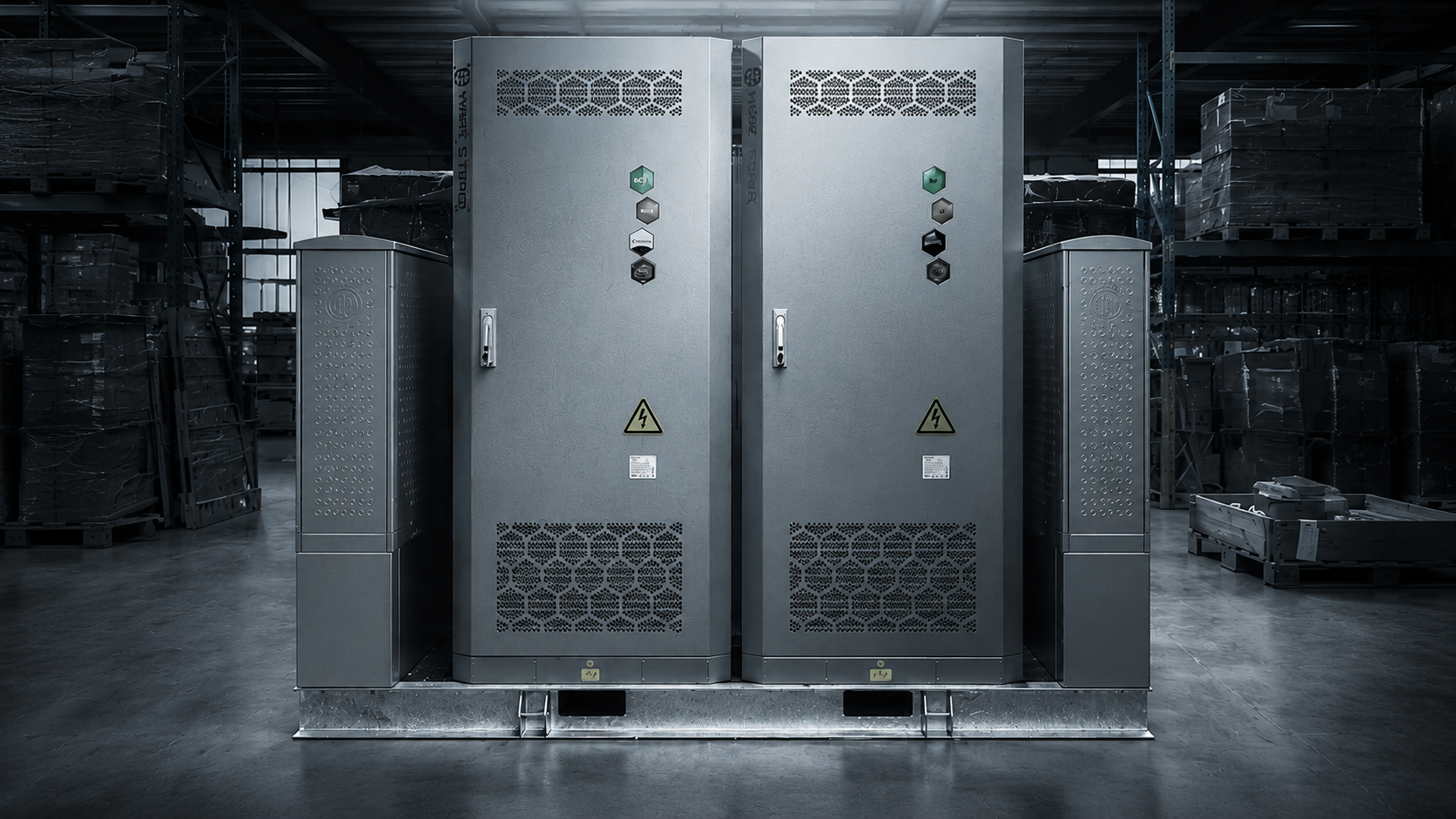 PN250 Schwarmspeicher Komplettsystem mit Batteriemodulen